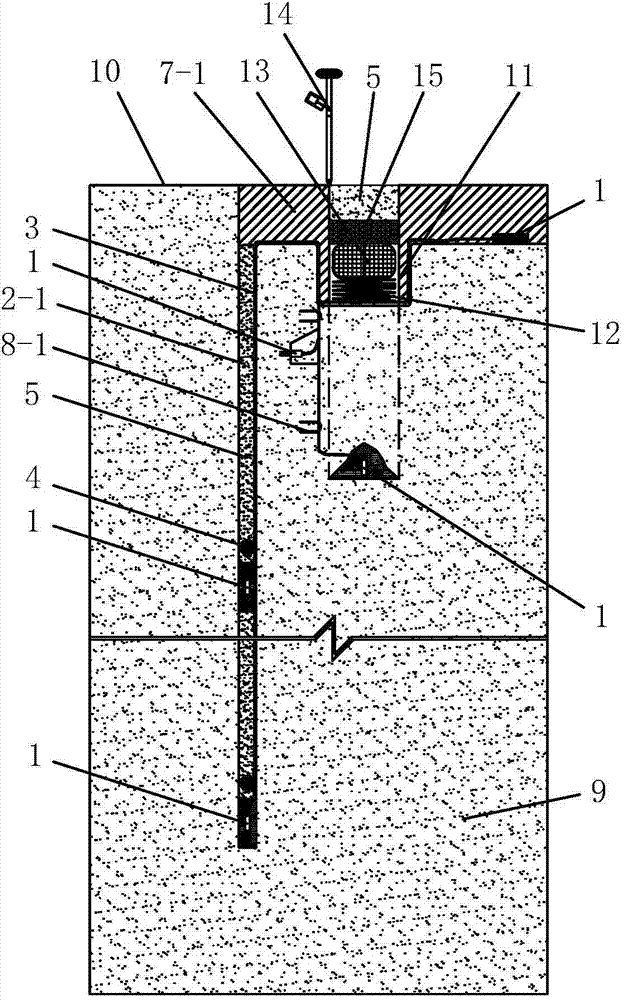 Burying-before-guiding type step-by-step burying method for monitoring instruments in synchronous construction with loess high fill