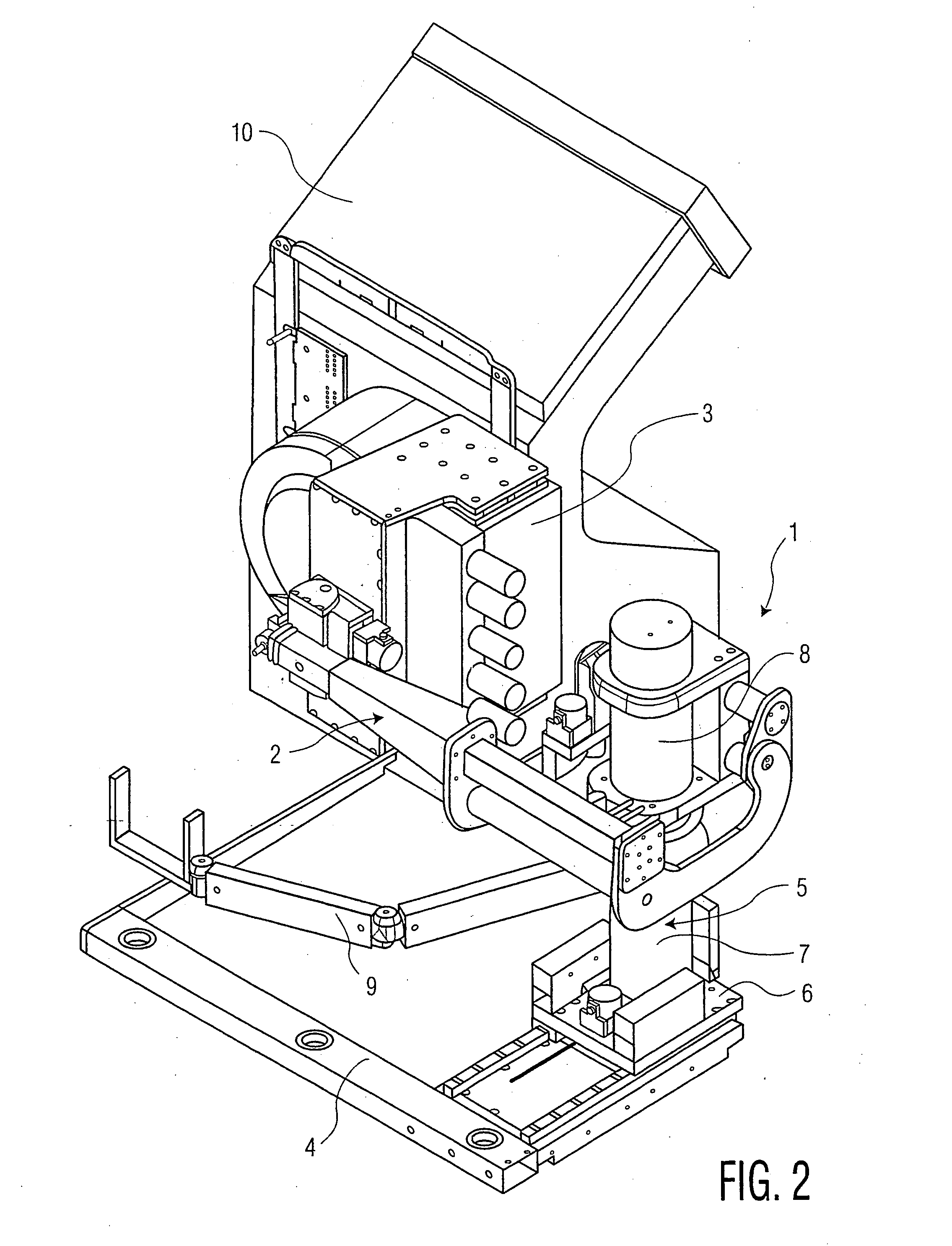 Test head positioning apparatus