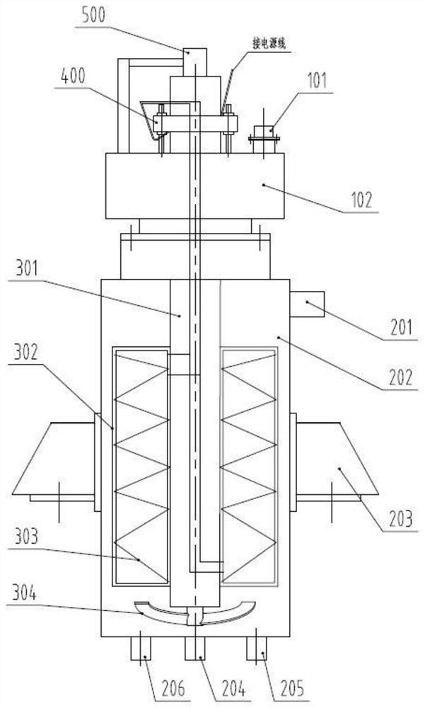 Magnetic separator with controllable magnetic force and for oil-water separation, and oil-water separation method thereof