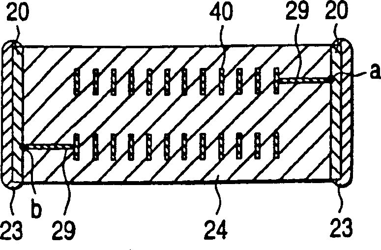 Multilayer electronic part and method for producing the same