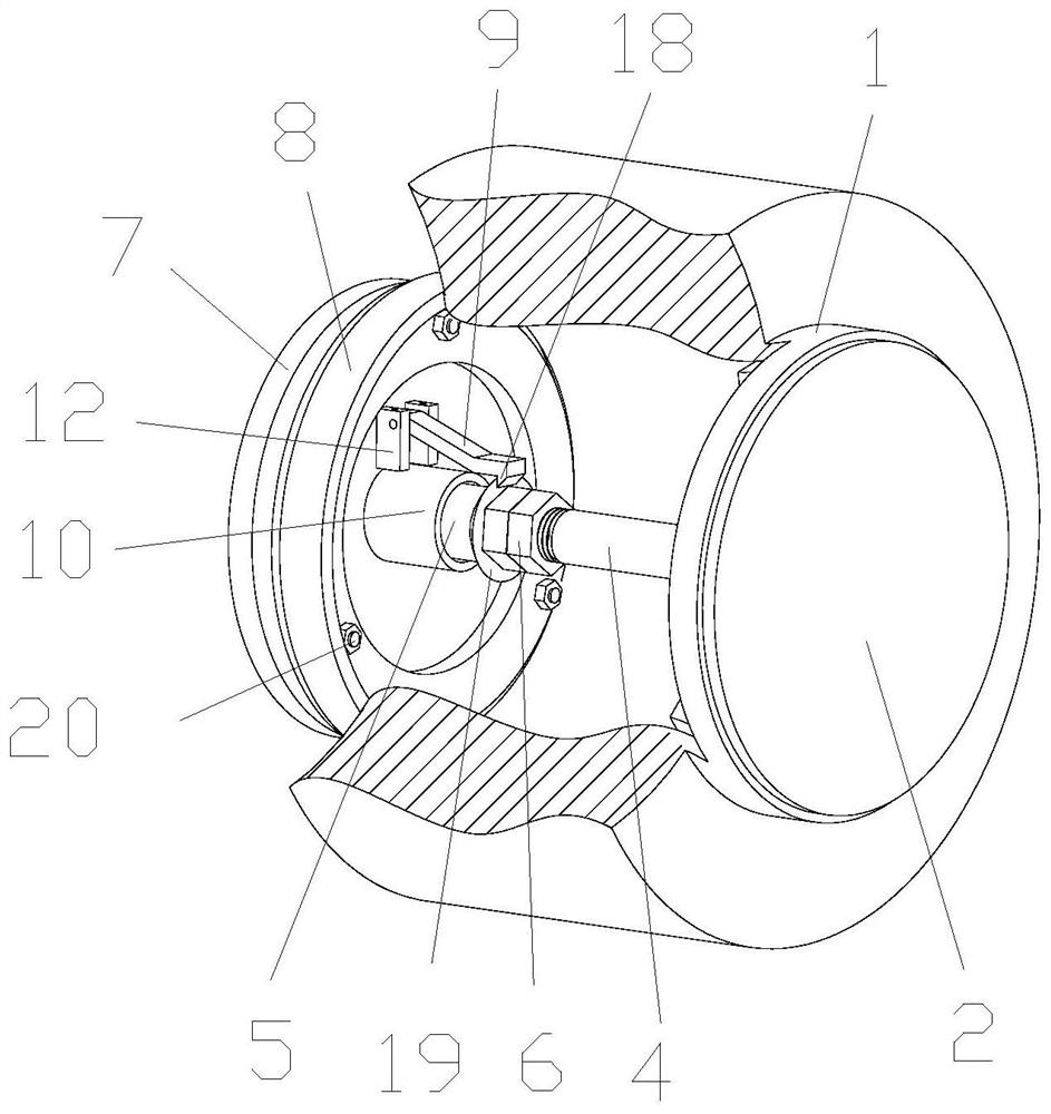 Small box transparent paper stay wire locking device and locking method thereof