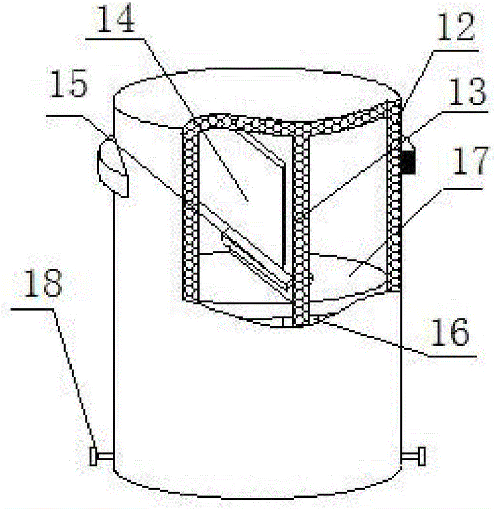 Micro cold and hot shock test device for electronic product