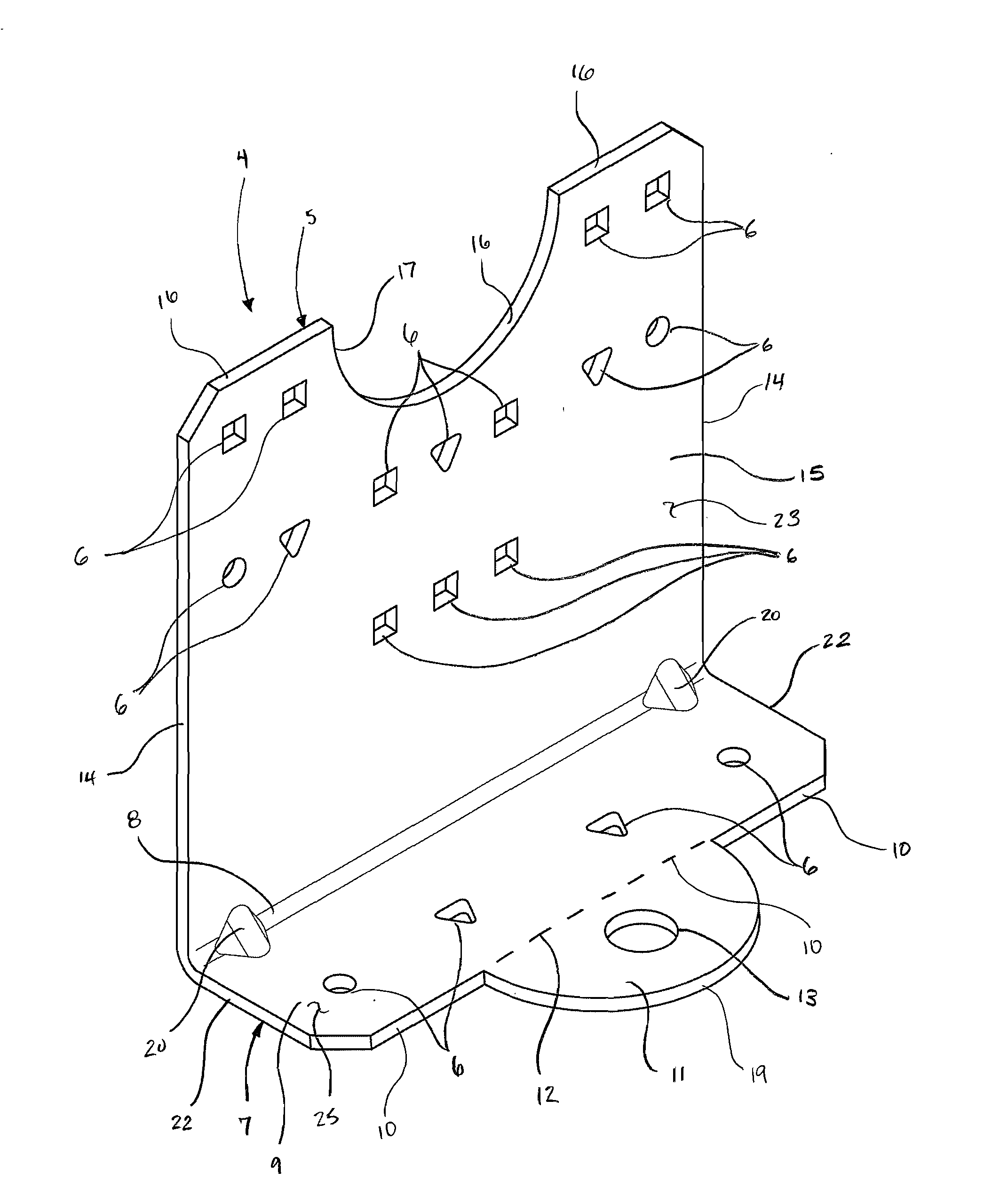 Multipurpose concrete anchor clip