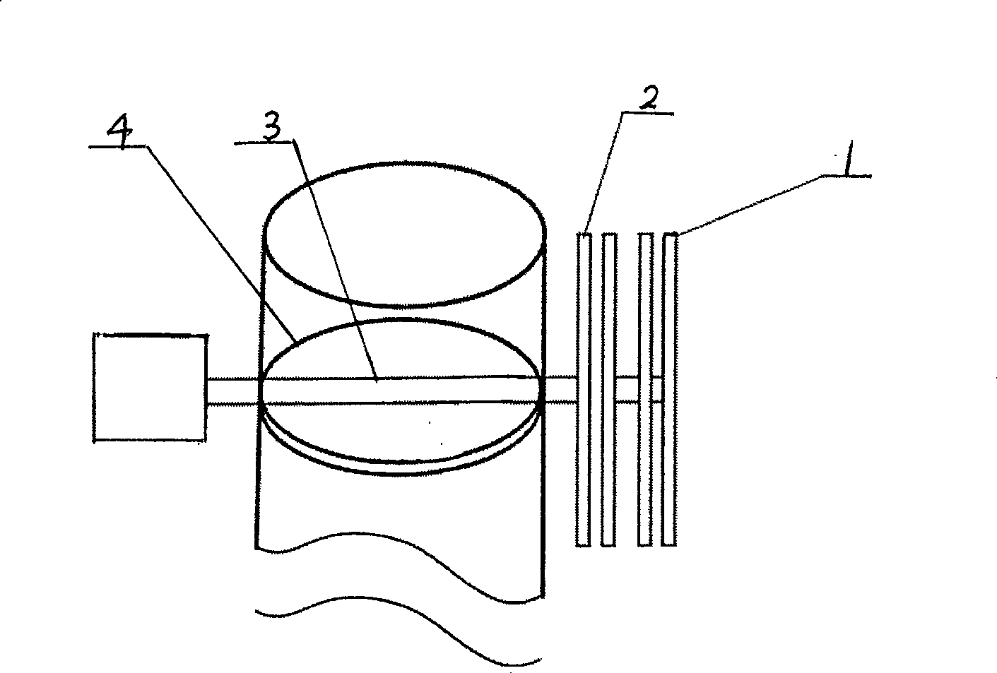 Engine throttle position sensing method and sensor