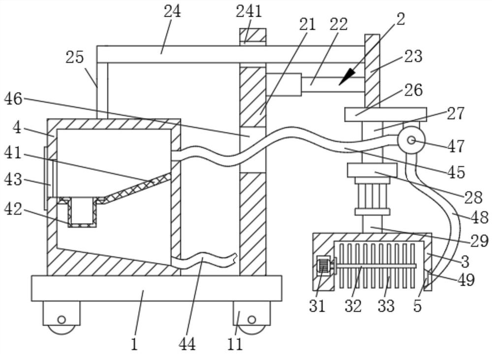 Desilting device for hydraulic engineering