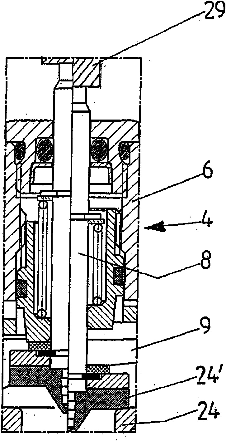 Valve combination for regulating the flow rate or differential pressure