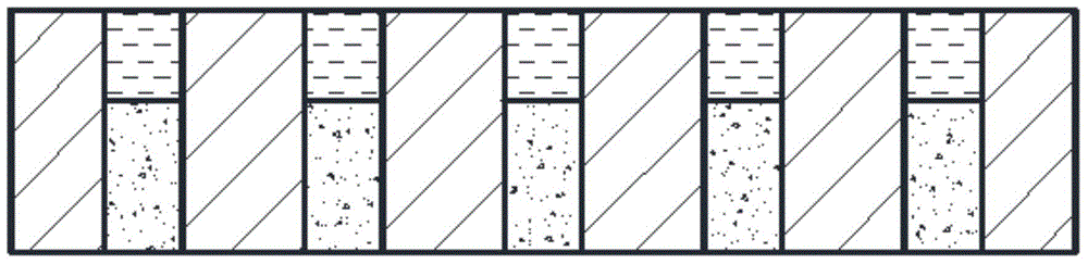 A laser shock treatment method and device for a porous plate