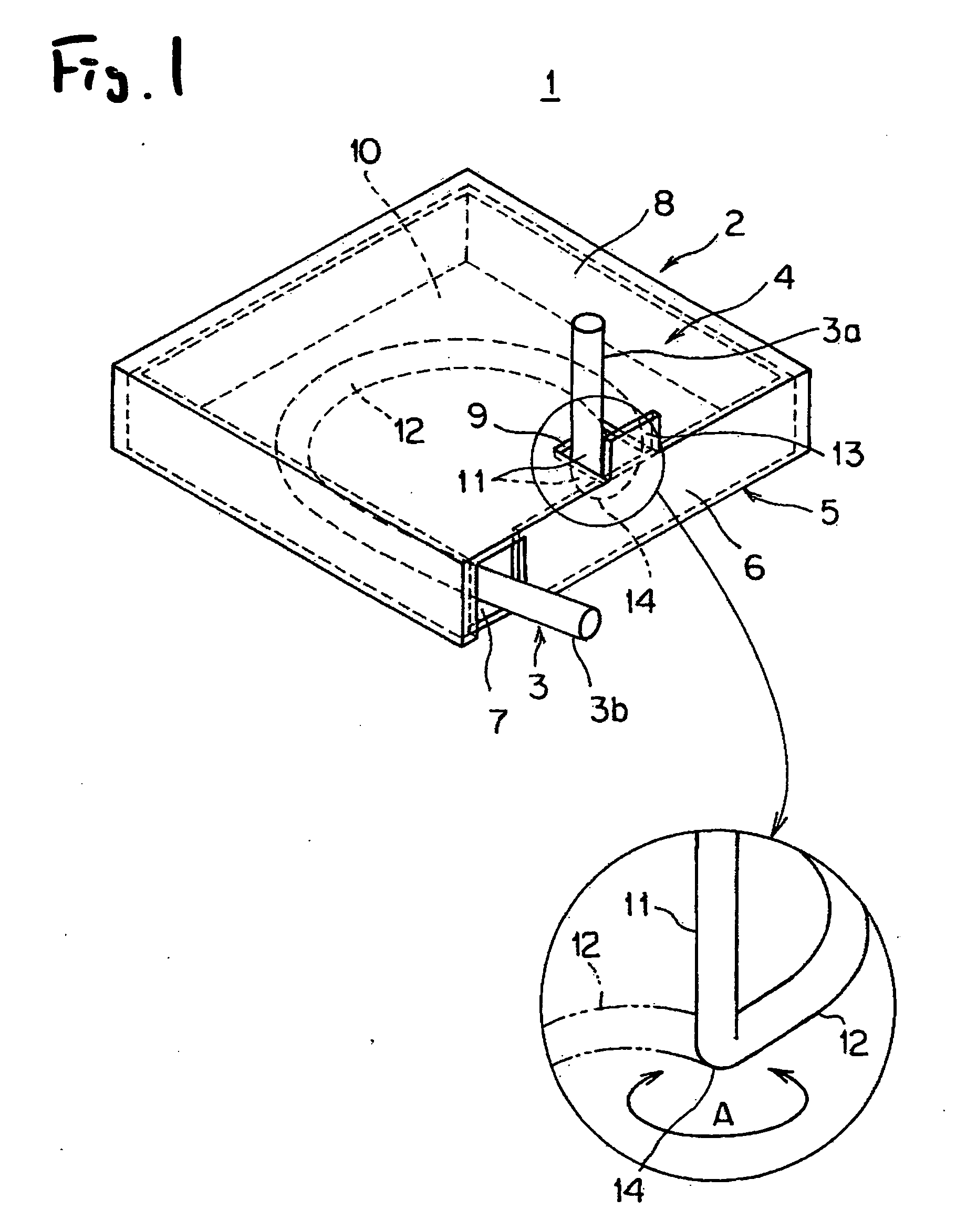 Wiring harness excess length absorbing device