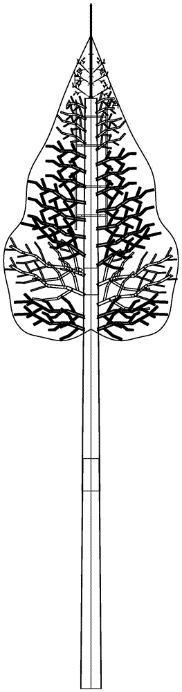 Biomimetic tree communication tower