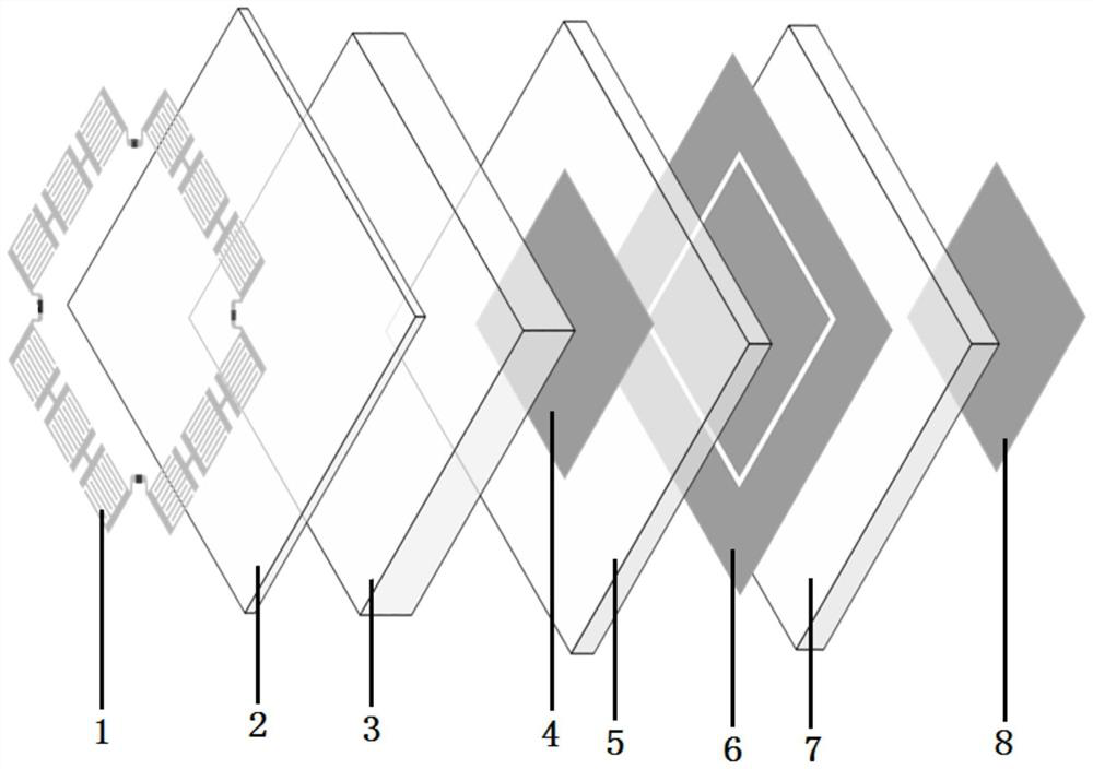 A frequency selective absorber for medium frequency broadband wave transmission, high frequency and low frequency absorption