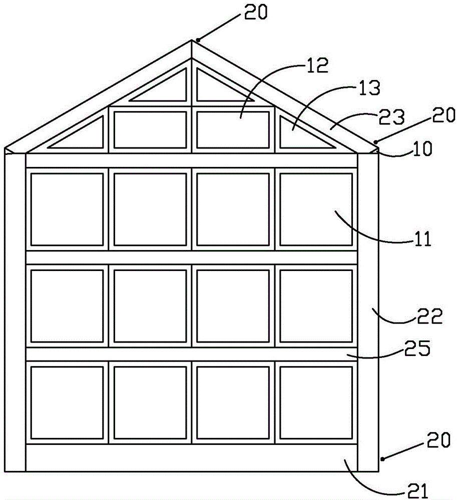Building structure, building and greenhouse