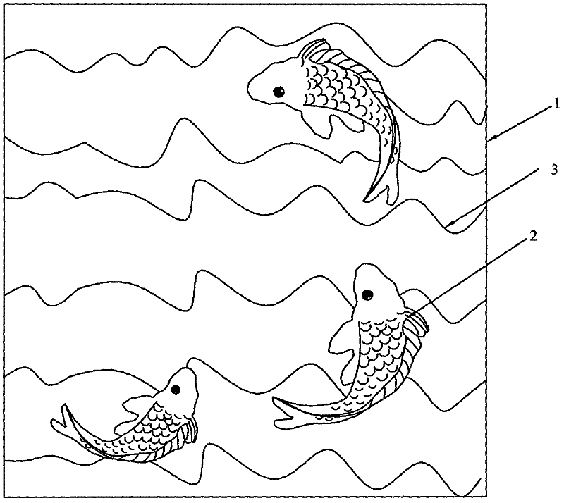 Colorful relief decoration picture and manufacture method thereof