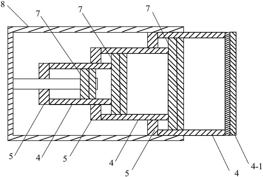 Three-stage buffer controlled by processor module