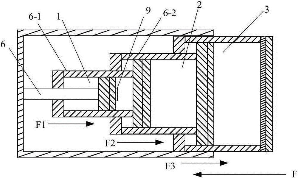 Three-stage buffer controlled by processor module