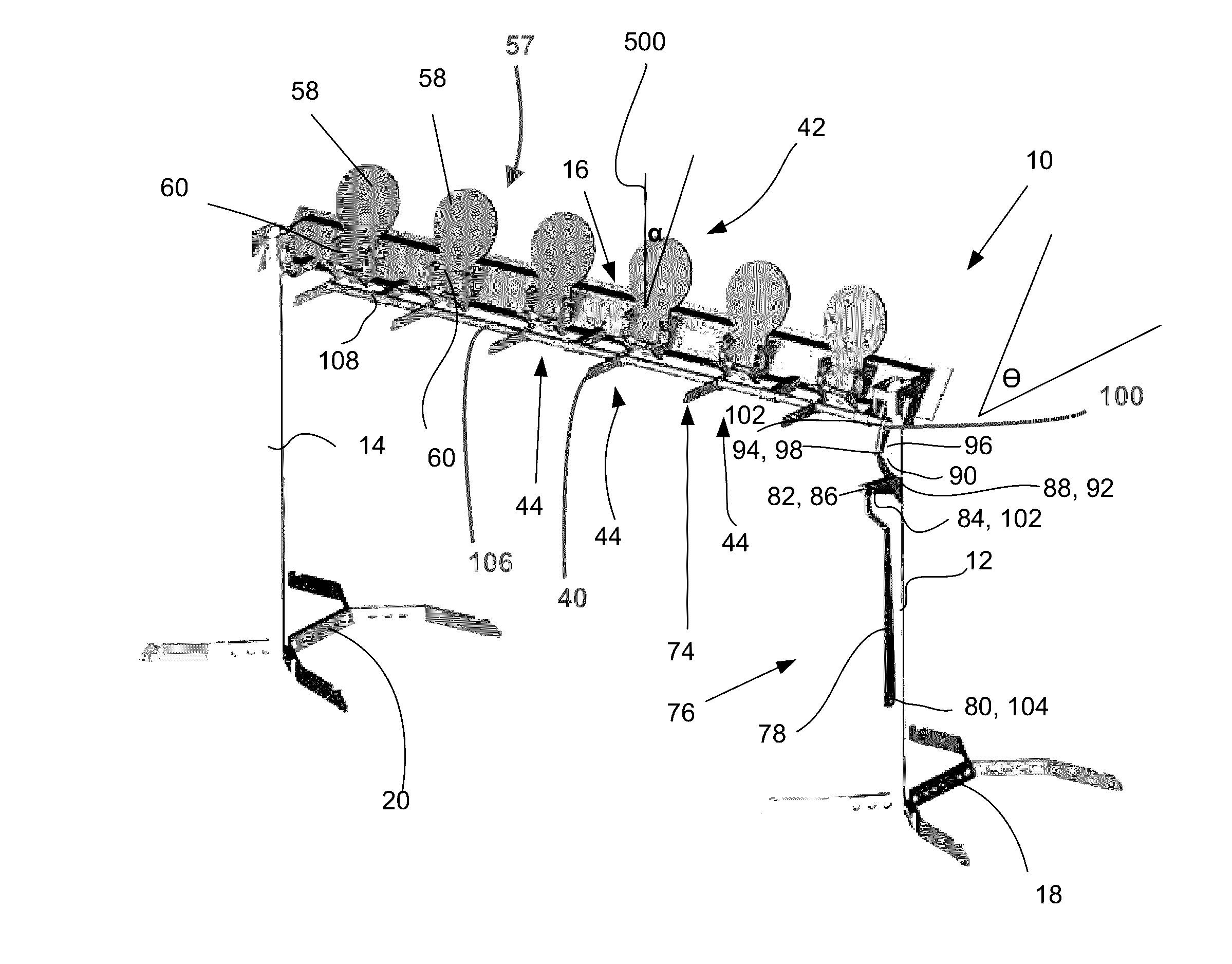 Target attachment systems, main frame for receiving different target attachment systems and methods of using the same