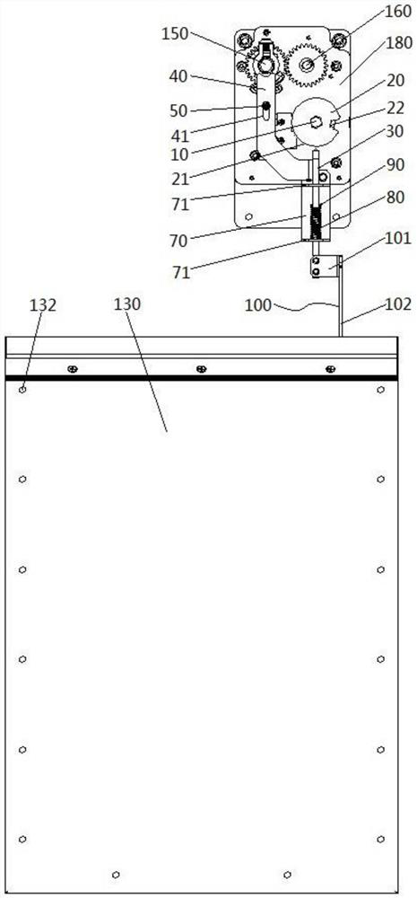 Gas-insulated switchgear, and interlocking device of grounding switch and cable chamber door of gas-insulated switchgear