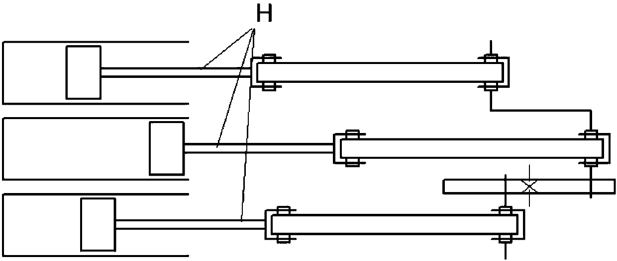 Hydraulic reciprocating driving mechanism and hydraulic reciprocating driving pump