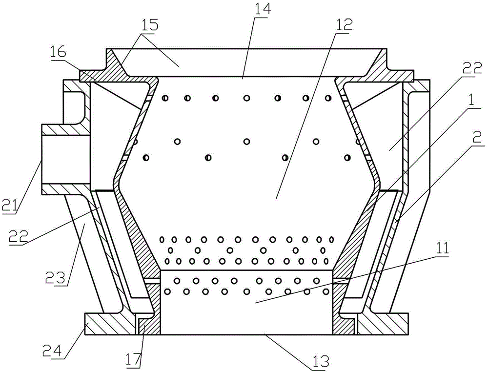 High-efficiency non-coking solid particle fuel gasification burner