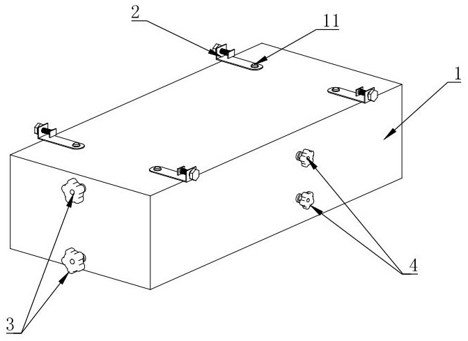 In-vitro soft tissue positioning assisting device applied to C-shaped arm and positioning method