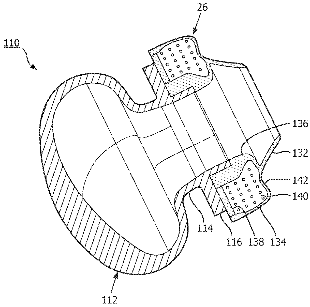 Nasal prong and patient interface device including the same