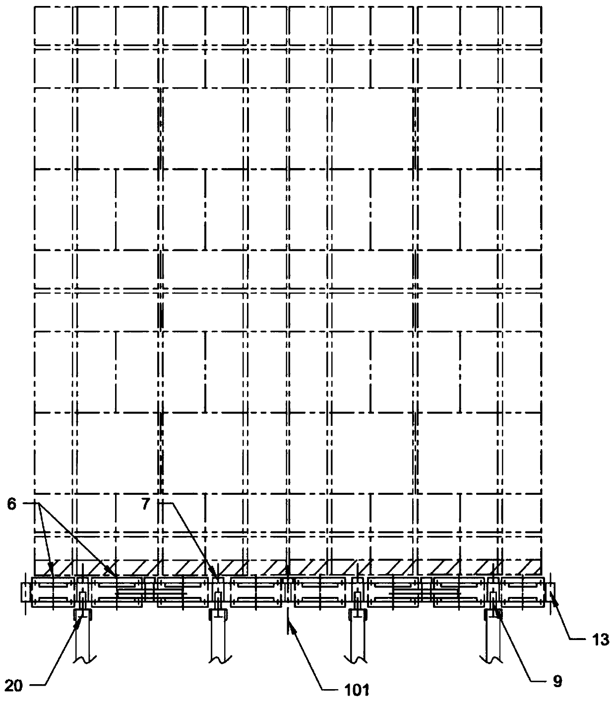 Flexible loading and unloading mobile platform and its purpose and method of use
