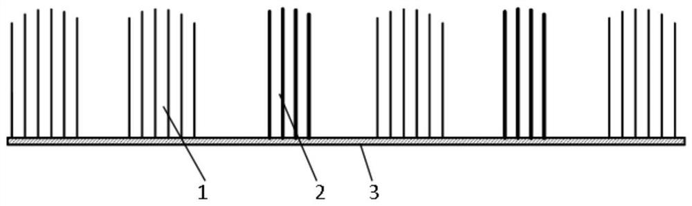 Directionally woven flexible camouflage composite material and preparation method thereof