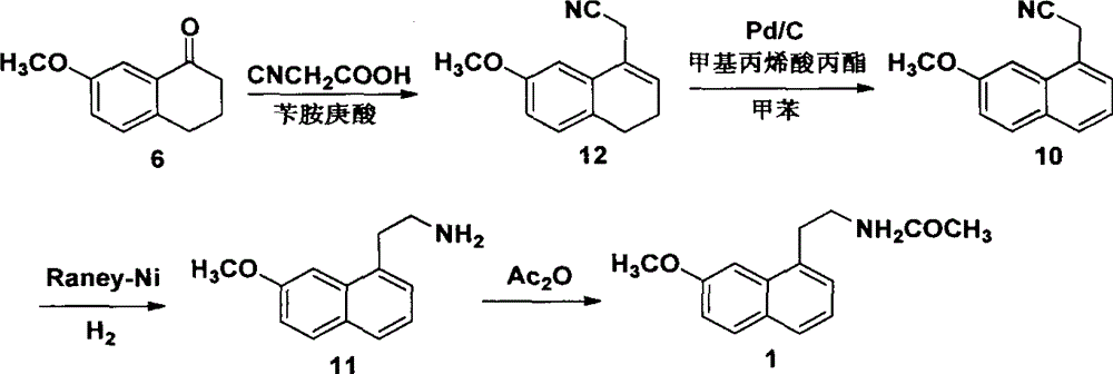 A new method for synthesizing agomelatine
