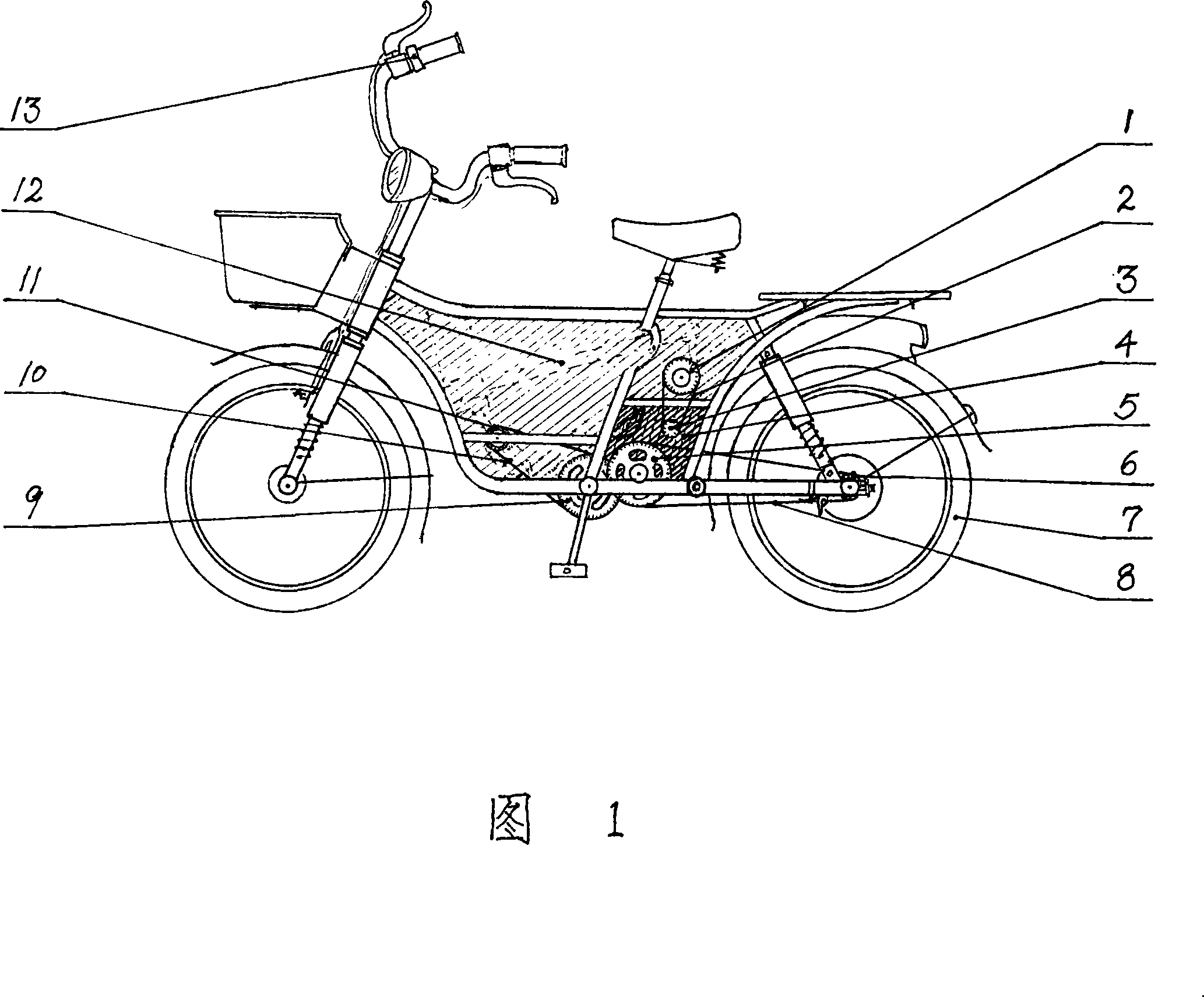 Power-increasing bicycle