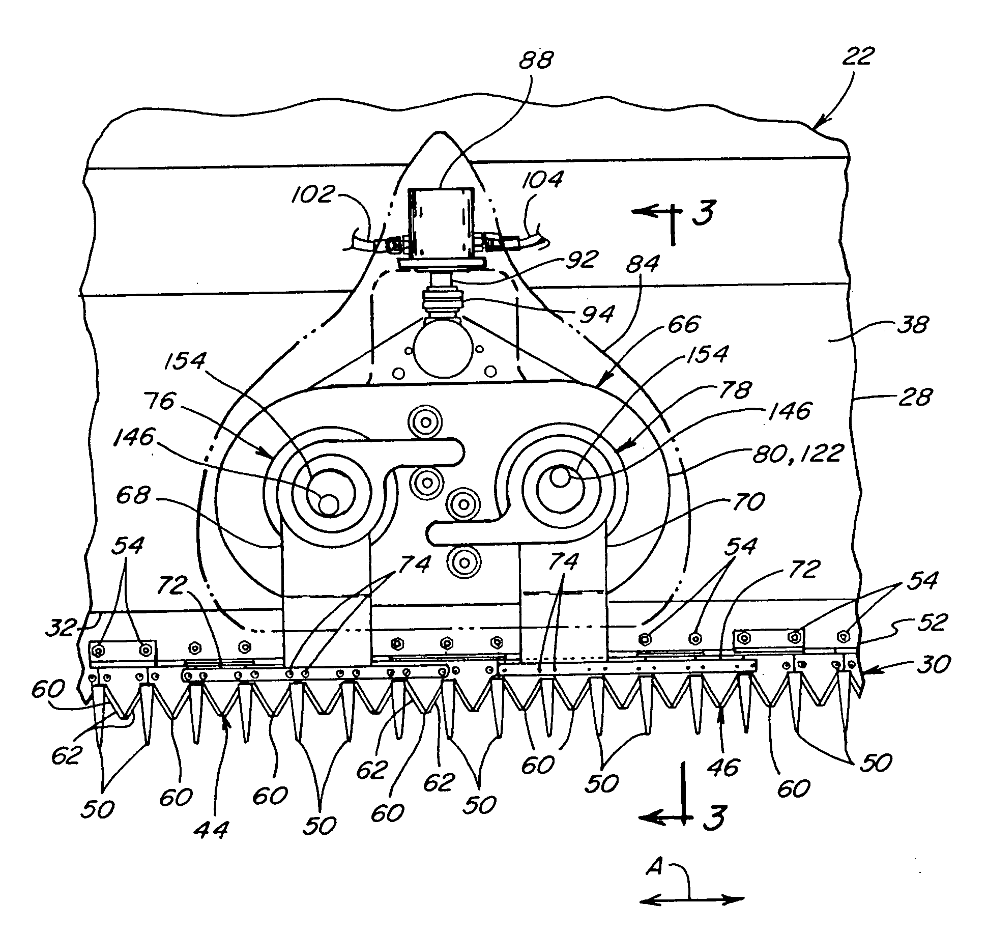 Compact knife head assembly, bearing and eccentric for a sickle drive for a header of an agricultural plant cutting machine