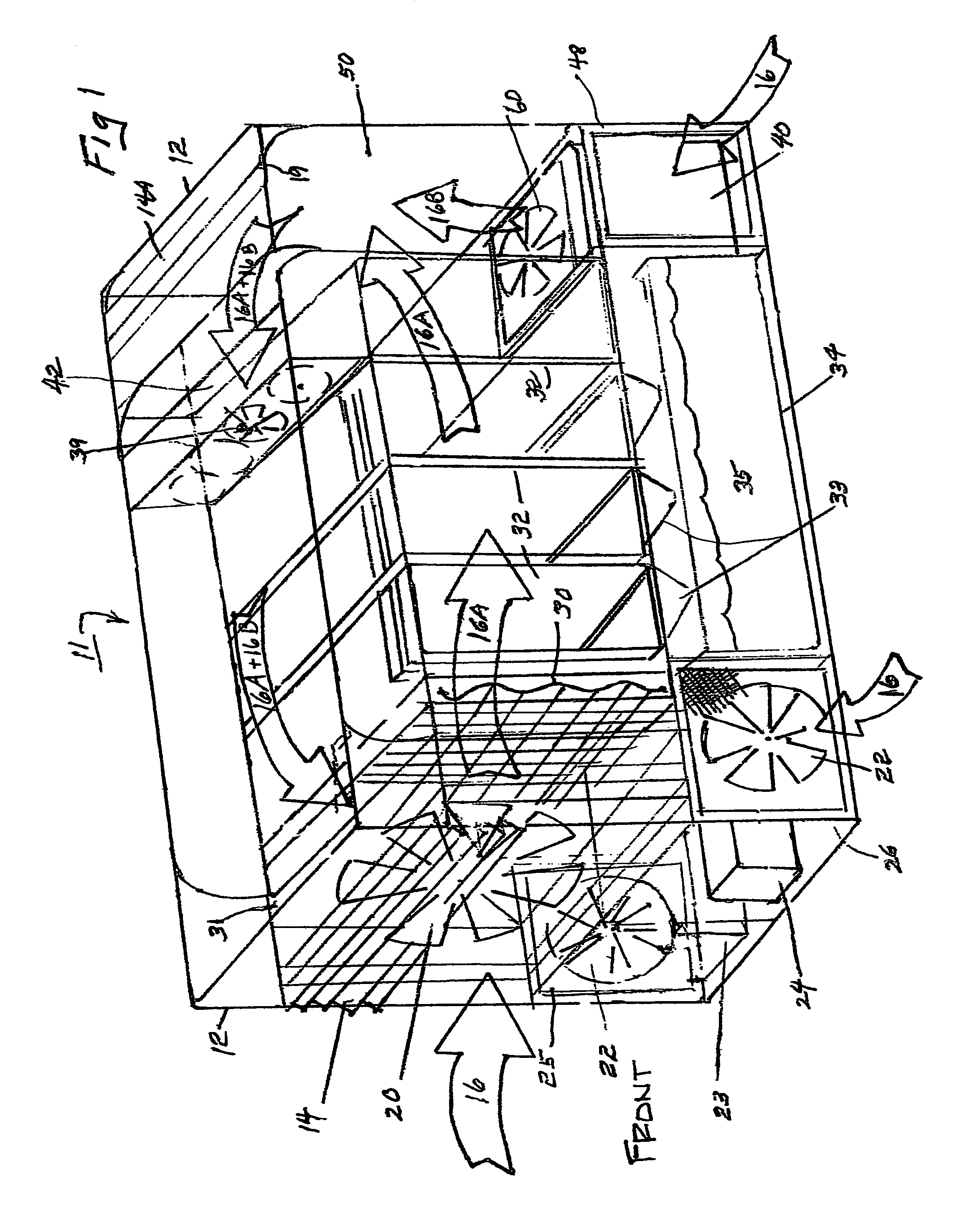 Apparatus and method for producing water from air