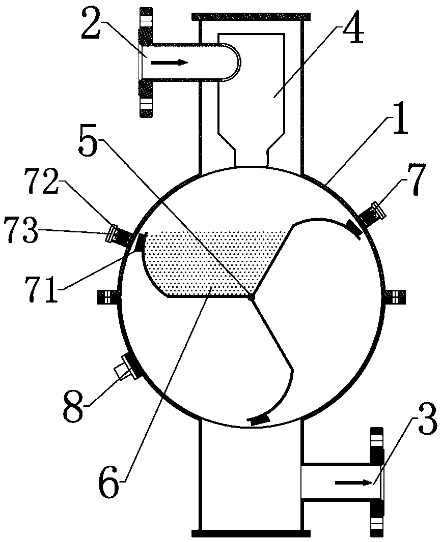 Magnetic quantitative tipping bucket metering device