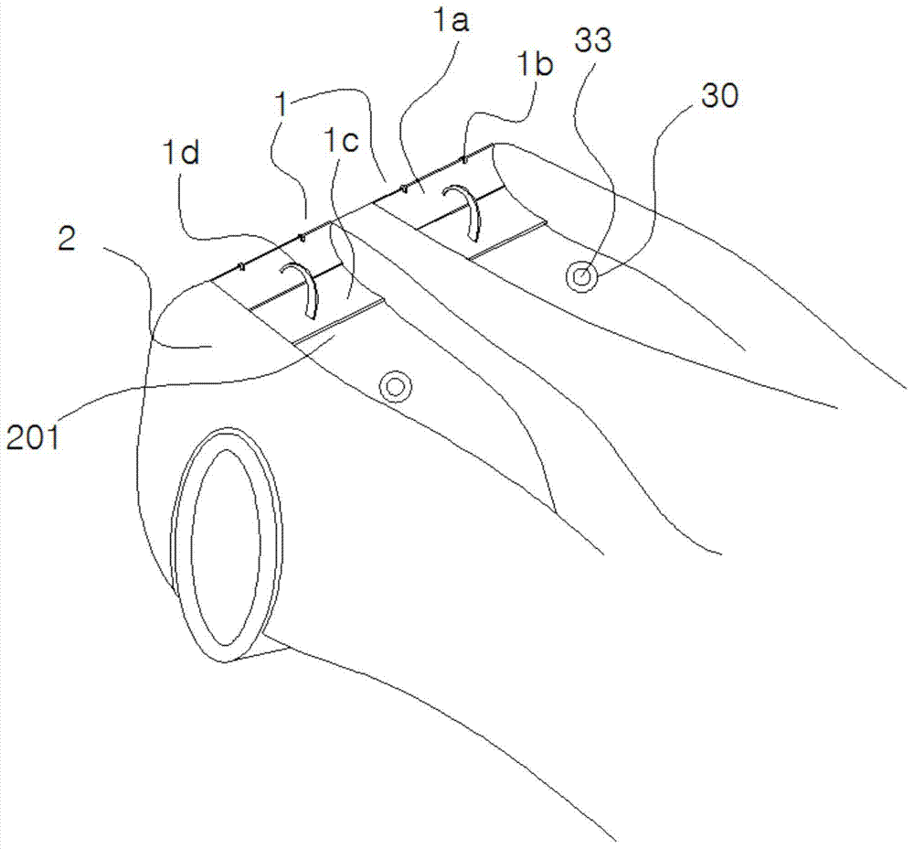 Automobile tail part double-turbulence device