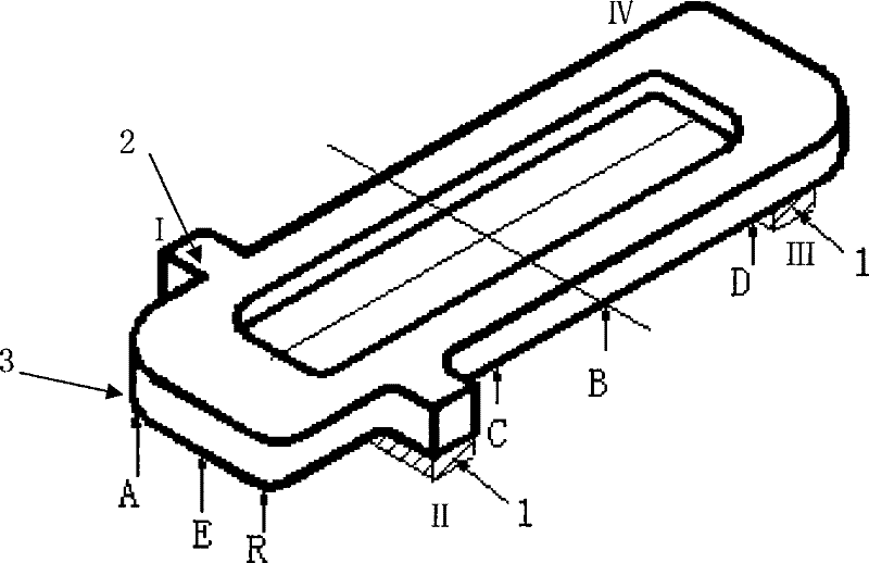 Method for eliminating deflection in process of processing main rack of rolling mill