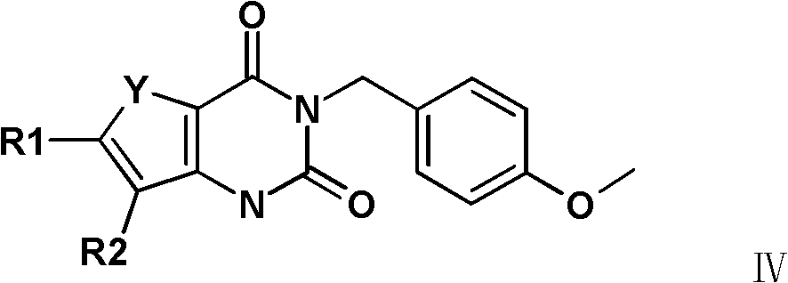 Synthetic method of 3-(4-methoxy-benzyl)-1H-pyrimidine-2,4-dione derivative