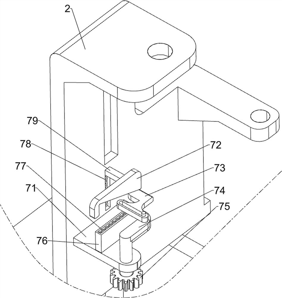 Drilling device used before tripod supporting rod tapping