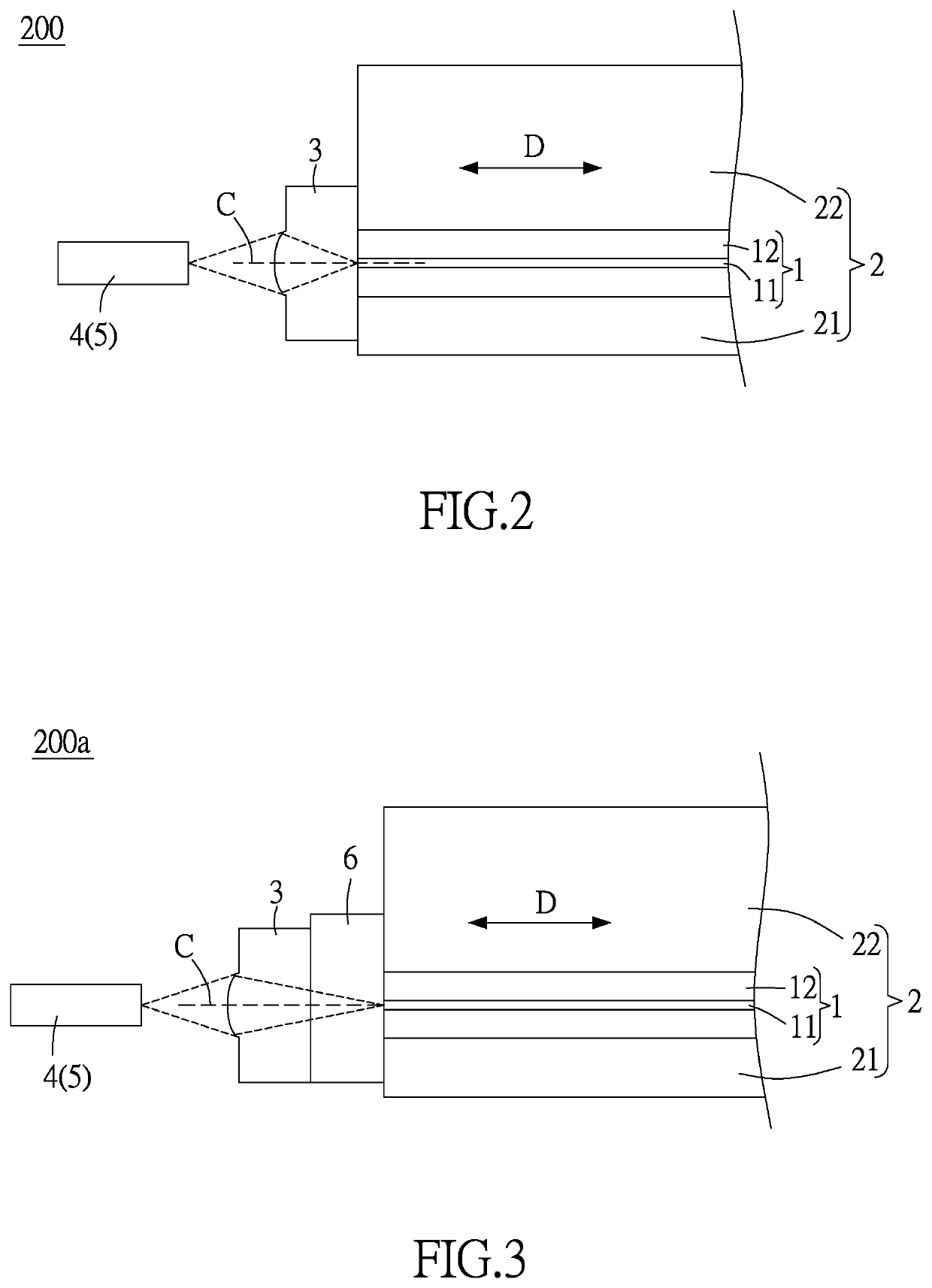 Terminal portion structure of optical transmission element