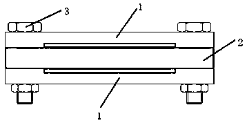 Mold for preparing ablation rate specimen and use method thereof