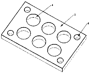 Mold for preparing ablation rate specimen and use method thereof