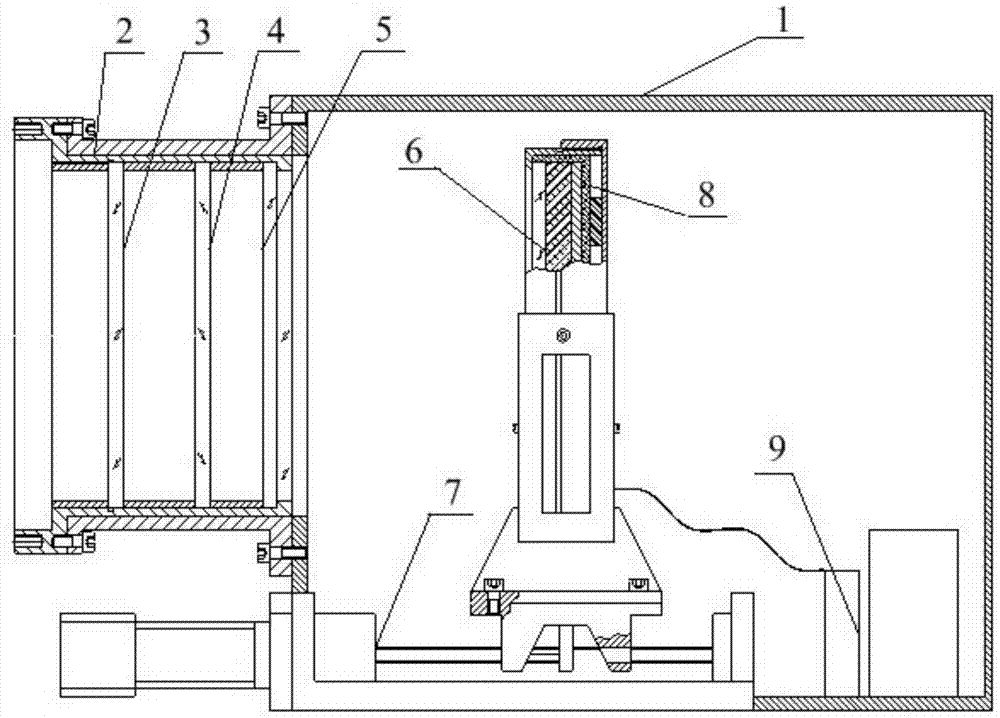 A star simulator target standard source based on micron-scale LED lighting technology