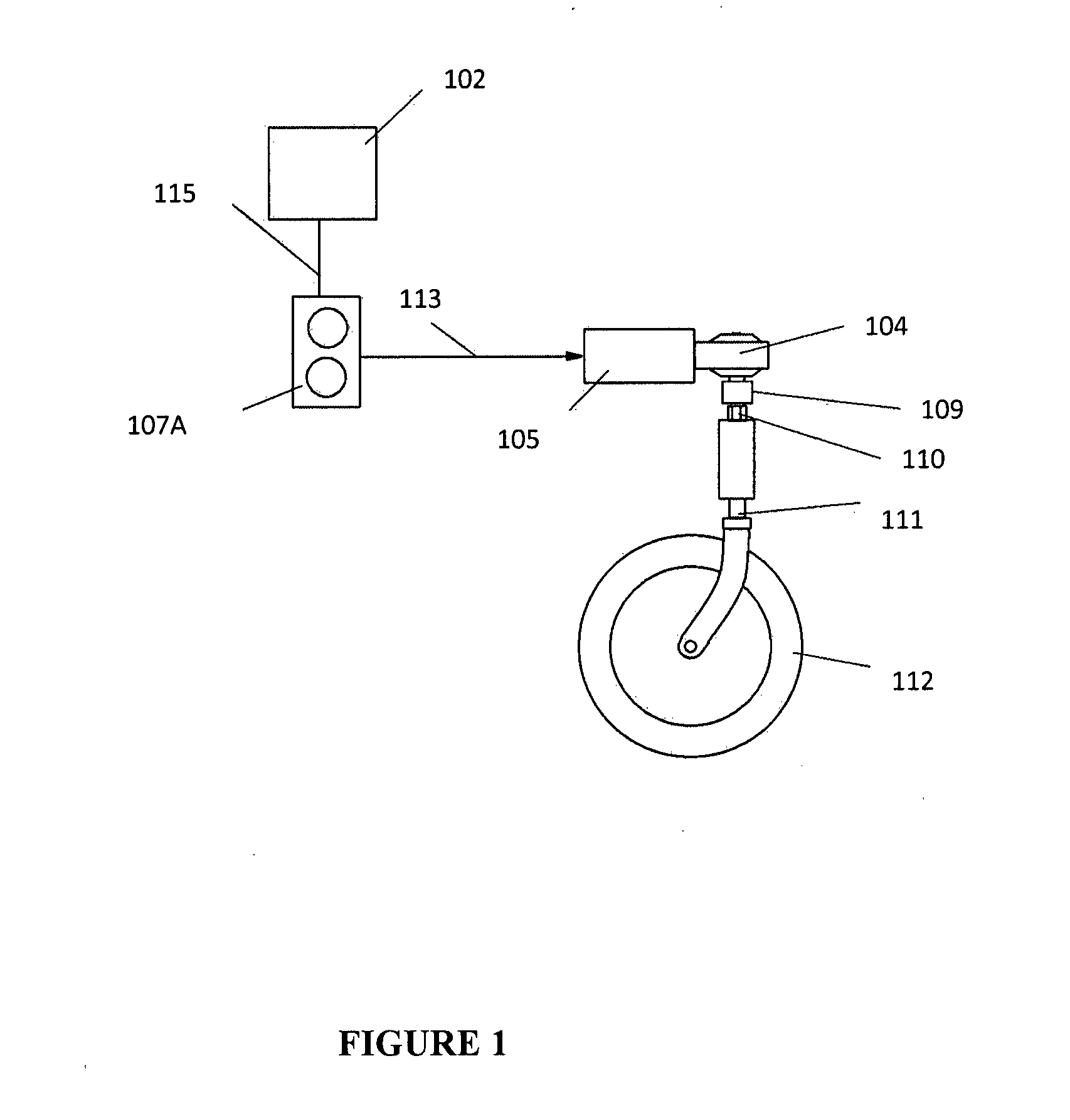 Steering control system and method for manual wheelchairs