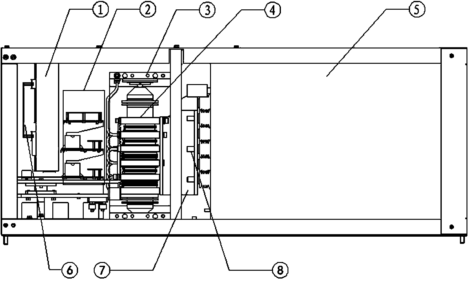 Direct-current draw-out power supply of IEGT power module