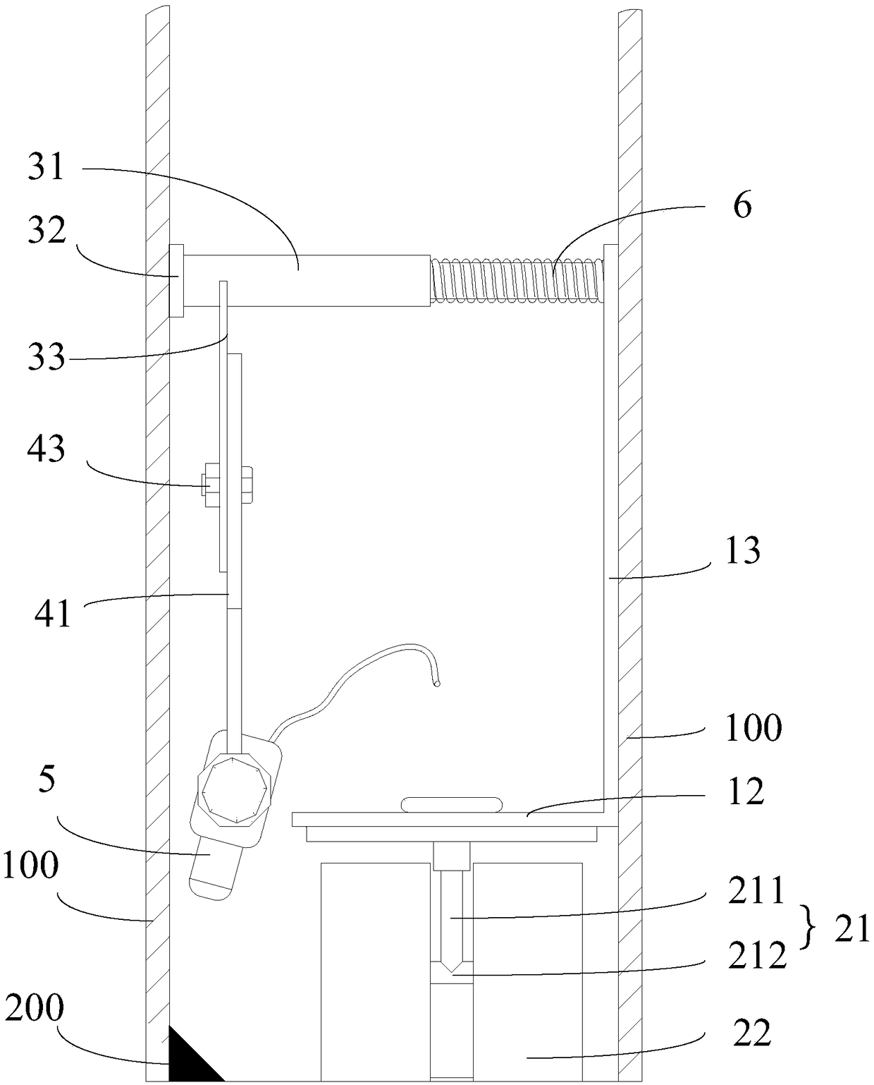 Flaw detection device for cable saddle groove clapboard welding seams