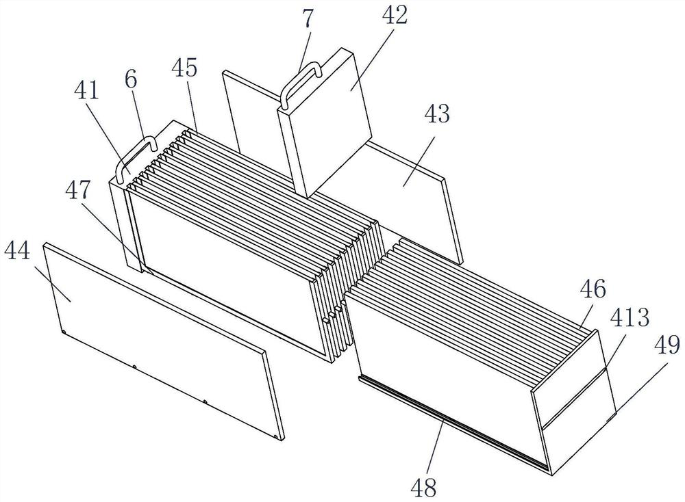 Flat cross-flow security filter device