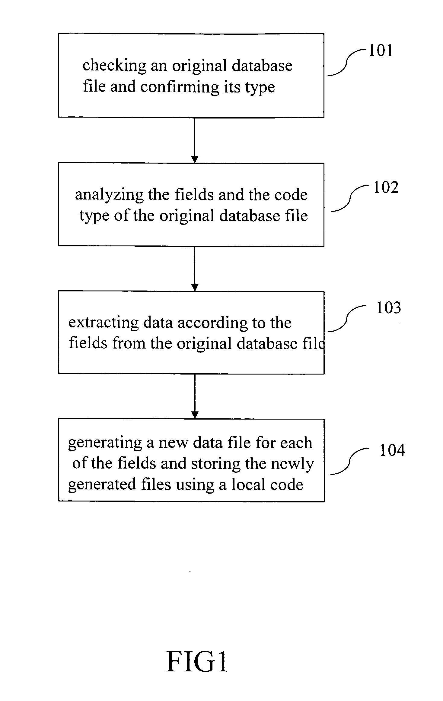 Conversion method for multi-language multi-code databases