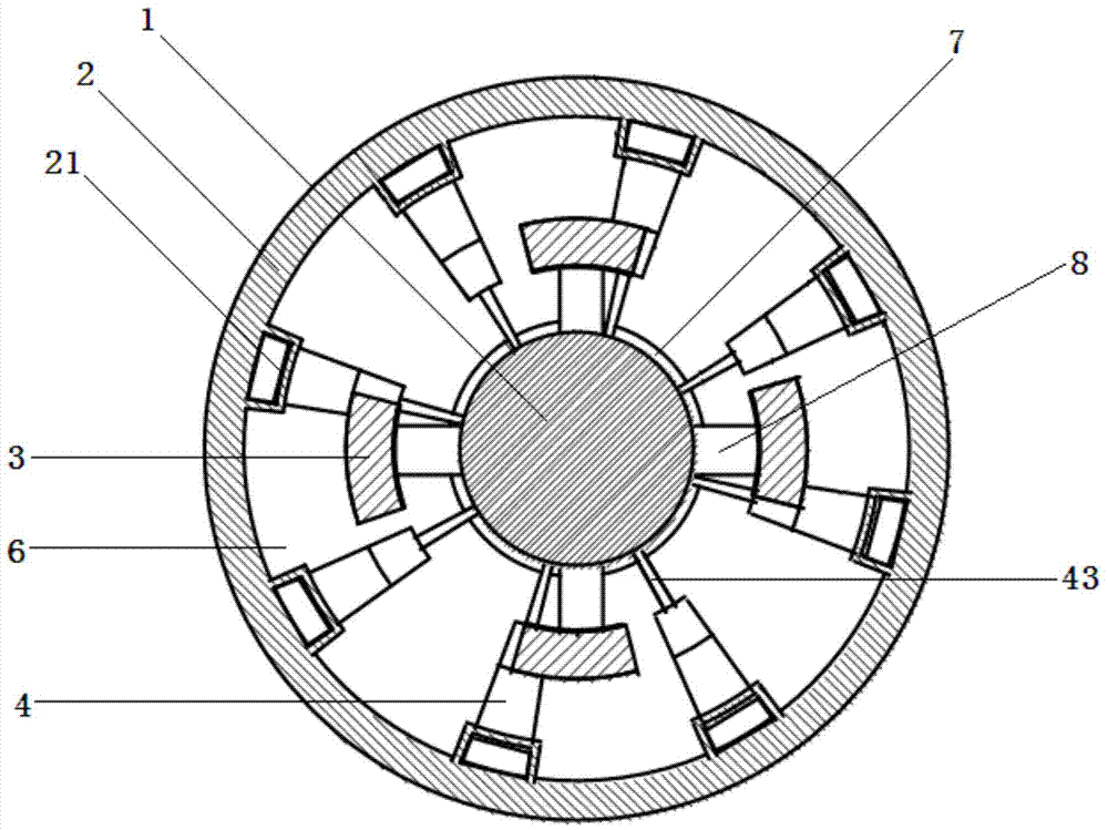Permanent magnetic differential drive mechanism
