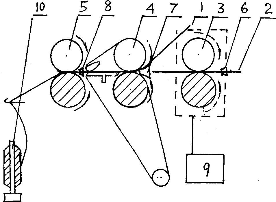 Intermittent spinning process and yarn therewith