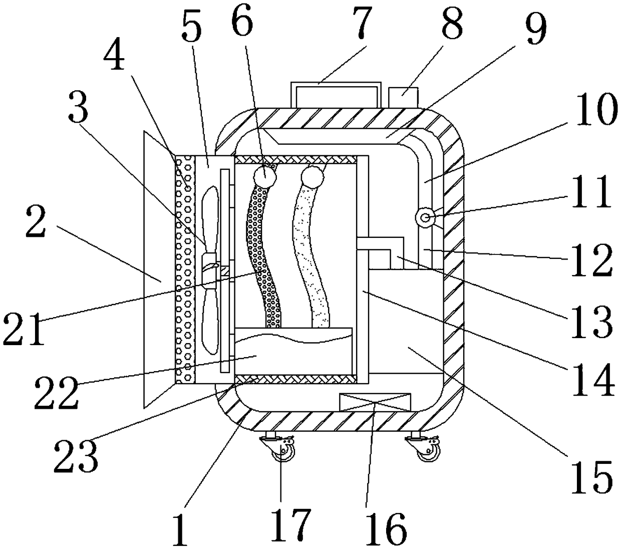 Air purification apparatus used for indoor decoration