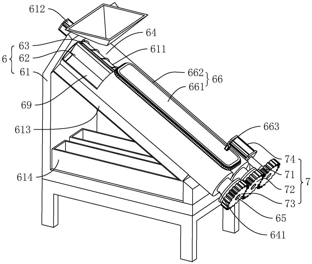 Casting sand recycling treatment system