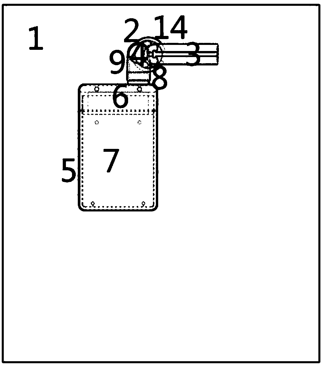 Air refresher mounting method for sharing ventilation of remained space of air conditioner mounting holes