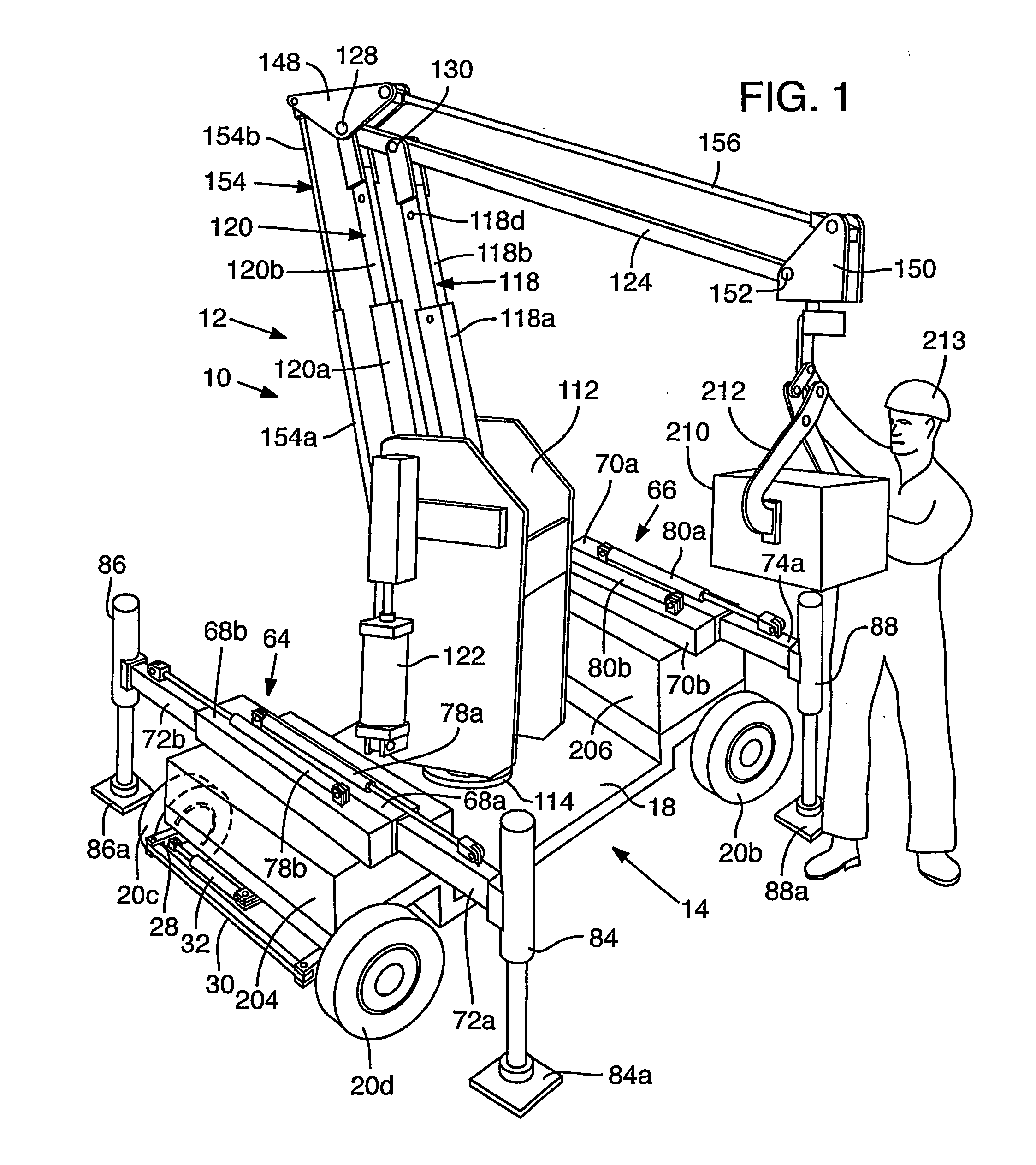Mobile load handling apparatus